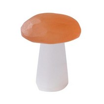 힐링 차크라 스톤 치유의 돌 명상 마음챙김 CM 자연 Selenite 석영 크리스탈 버섯 장식 세련 된 홈 Reiki 치유 석 영, CHINA, orange