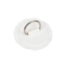 고무 보트 닻 1pc 카약 d-링 패드 pvc 풍선 판자 뗏목 딩기에 대 한 두꺼운 316 스테인레스 스틸 앵커 걸쇠, 하얀색