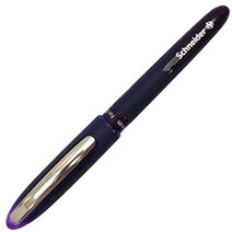 독일 Schneider 슈나이더 원 비즈니스 필기구 수성 볼펜 울트라 스무스 팁 0.6mm 필기도구 펜 문구 사무용품 고급 수성펜, 제비꽃