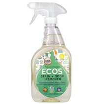 Earth Friendly Products Ecos Stain ＋ Odor Remover Lemon 22 fl oz (650 ml), One Color, One Size, 650ml