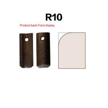 베이스 프리 필렛 기계 블레이드 수동 라디안 나이프 커팅 태그 플랫 시트 종이 에지 R3/R4/R5/R6/R8/R10/R, 06 1pc R10