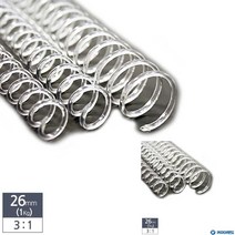 제본용 3대1 투명 PET 코일링 1KG 26MM 제본스프링 고리링 제본링 페이퍼홀더 제본소모품 제본링 제본스프링