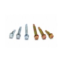 스틸하우스용 육각 양날피스 스크류볼트 백색 5봉 철판체결 수공구 시공작업, 14x50mm 200pcs