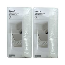 이케아 매트리스커버 드발라 120x200cm 화이트 2개