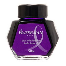 워터맨 만년필 병잉크 50ml, 보라색, 1개