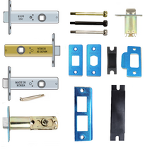 방문손잡이 부속 문고리 문손잡이 래치 캐치 잠금핀 버튼 도어락 각축, 01번60/7