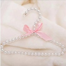진주옷걸이 인테리어 공주 자취 인테리어, 열 개개, 화이트 30cm 키즈