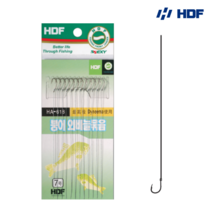 해동 붕어 외바늘 묶음 채비 바늘 HA-618, #7호
