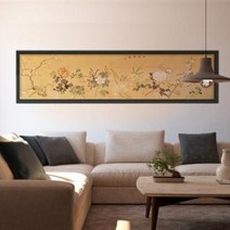 사계절의 꽃 근대서화전 민화 도안 / 화훼도 꽃 민화 그리기 공모전 수업자료 그림선물 거실인테리어