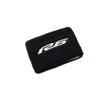 야마하 호환 r6 logo 오토바이 프론트 플루이드 오일 브레이크 리저버 캡 무료 부품, 양말 검정 흰색
