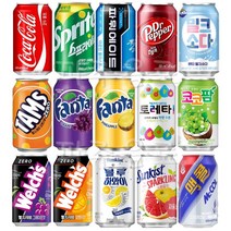 코카콜라 [뚱캔박스세트]버라이어티B세트 뚱캔15캔 럭키박스, 5100ml, 1세트