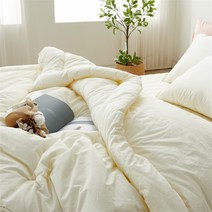 오트밀 60수 오가닉 순면 차렵이불 Q