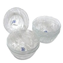 아데리아 화채볼 세트 유리볼 샐러드볼 그릇 소볼 6P, 테무칸쿠팡 소볼6p