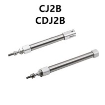 CJ2B SMC 타입 미니 스테인레스 스틸 공압 실린더 복동 소형 싱글 로드 에어, 12 70mm Stroke_04 CDJ2B16
