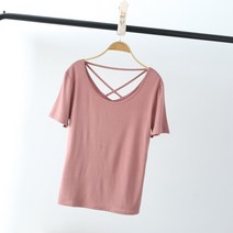 대복 여름 여성용 빅사이즈 모달 반티 시원찰랑 라운드넥 반팔 티셔츠 7가지컬러