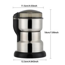 고추분쇄기 업소용 대형 고추가는기계 식재료 고추가루 분쇄기 전기 커피 그라인더 220, 6-부르고뉴