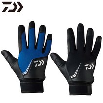 다이와 정품 DG-7221W 방한 오프쇼어 파워 글러브 벨트장갑 겨울장갑, 블랙2XL(192890)