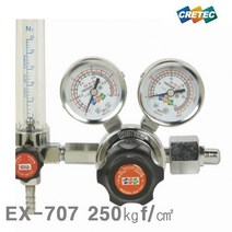 IGP287797250㎏f ㎠ (1EA) 질소조정기 크레텍 (N2) EX-707 ㎠ 10㎏f 22mm-14산