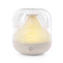Bodanny 암석 LED 무드등 가습기 700ml 대용량가습기 가습기추천 공기청정기 공기청정기가습기, FX-039하얀색