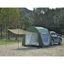 차박꼬리텐트 스포티지 스타렉스 카니발 카쉘터 도킹텐트, 02 green