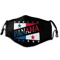 XILI-HUALA American Haitian Flag 재사용 가능한 면 얼굴 보호 얼굴 커버 야외용 미국 괌 국기 One Size, Usa Guatemala Flag