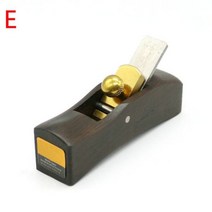 목공 미니 손 대패 트리밍 모서리 Diy 미니 비행기 목수 흑단 가구 도구 5 pcs, e