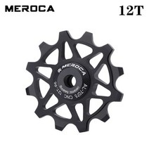 세라믹 베어링 12T 14T 풀리 휠 좁은 와이드 마운틴로드 자전거 부품 Sram 용 Shimano 105 리어 디레일러 가이드 자키, [01] 12T Black