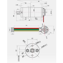 하이보1마력GM25-370 마이크로 DC 기어 모터 6V 12V 24V 인코더 속도 측정 코드 플레이트 선물 브래킷, 05 190rpm_01 6V