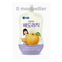 베베쿡 처음 먹는 배도라지 유아 음료, 국산 배도라지맛, 100ml, 60개