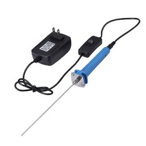 열선커터기 우드락커터기 곡선형 직선형 펜형 usb형 스티로폼 재단기 우드락재단 폼 커터 15W 15CM 전기 폴리스티렌 절단기 펜 휴대용 절단 도구 다이 컷 기계 110V-240, 02 US Plug