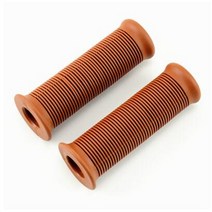 오토바이 프레임 부품 고무 클래식 빈티지 22MM 모토 핸들 바 빈티지 레트로 할리 스타일 부품 유니버설 모, 04 1 brown