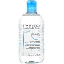 Bioderma 하이드라바이오 H2O 모이스처라이징 메이크업 리무빙 미셀 솔루션 500ml(16.7fl oz)