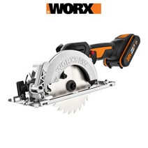 웍스 충전 미니원형톱 4.5인치 WX531 브러쉬리스 20V 2.0AH