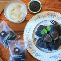 제주미르오메기떡 흑임자오메기(30개), 55g, 30개