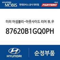 미러 어셈블리-아웃사이드 리어 뷰 우측 (87620B1GQ0PH3) 제네시스 G80