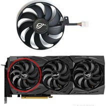 ASUS RTX2070 ROG Strix-Geforce RTX 2060 Super 2080 Ti RX 5600 XT RX 5700XT 그래픽 카드 팬용 87mm T129215SU, T129215SU1