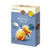 CJ제일제당 홈베이킹 백설머핀믹스 아이들간식 쿠키 와플 식빵 만들기 500g, 1세트