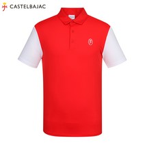 까스텔바작 까스텔바작 남성 쿨링 기능성 배색 카라 반팔 티셔츠 BG0MTS308