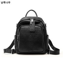 2023 백팩 헨리넥 여성 헤링본 소가죽 더블지퍼 대용량 와일드 여행가방 소프트가죽