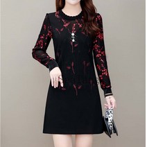 [Sealang]여성 봄 가을 데일리 긴소매 원피스 엄마옷 hh7zhuo225