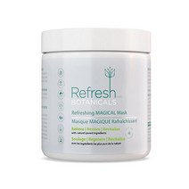 REFRESH BOTANICALS 리프레싱 매직 클레이 마스크 딥 포어 클렌징 페이스 & 바디 모든 스킨 타입 캐나다산 100% 오가닉 454g(1파운드)