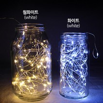 배키샵 led 와이어 전구 무드등, 웜화이트30구