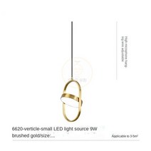 카운터테이블 안내데스크 계산대 테이블 카운터현대 매직 아이 Led 펜 던 트 조명 샹들리에 다이닝 룸 테이, 03 Small Gold A_01 Cold white