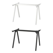 이케아 TROTTEN 트로텐 테이블상판하부프레임, 앤트러싸이트_904.916.16