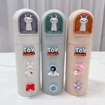 귀여운 캐릭터 양치컵 세트 여행용 휴대용 커플 칫솔케이스 유치원 어린이집 템, J