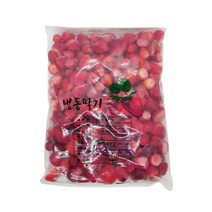 뉴뜨레 냉동 딸기 1kg (냉동) 국내산 무가당 홀 100％