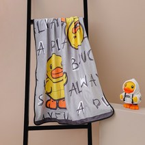 B. 오리 노란 오리 스포츠 타월 100x34cm, 70x140cm, 노란색 오리 편지 수영 목욕 타월 212