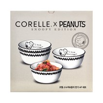 New 코렐 스누피앤찰리 면기 4P