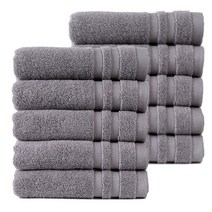 모던30 호텔수건 코마사 30수 105g 세면타올, 퍼플그레이, 10장