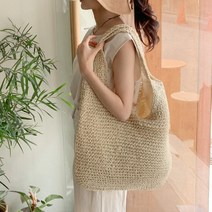 블루씨티 라탄 오버 짜임 휴양지 밀짚 보부상백 여름 가방